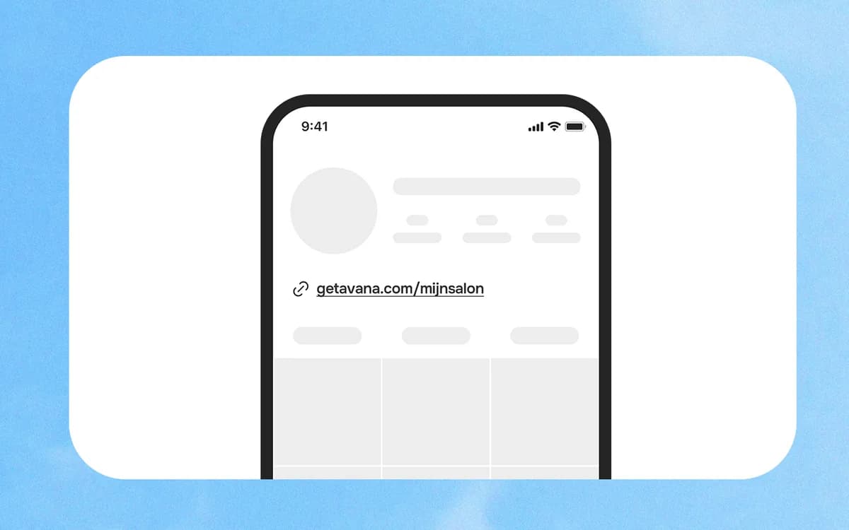 Stap 2: deel je boekingslink via Instagram, WhatsApp of een QR-code
